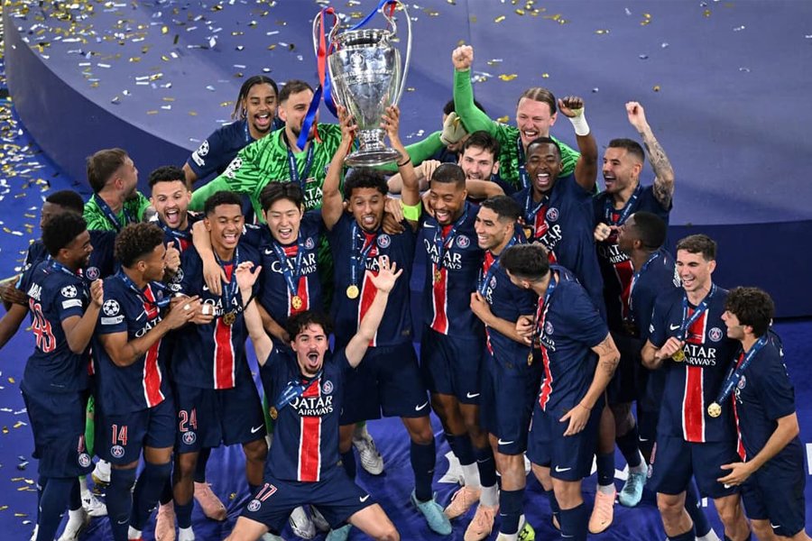 psg win champions league